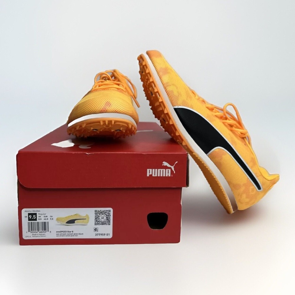 Puma evoSPEED Star 8 Track & Field Shoes With Bag & Spikes Men's 9.5 **NEW**
